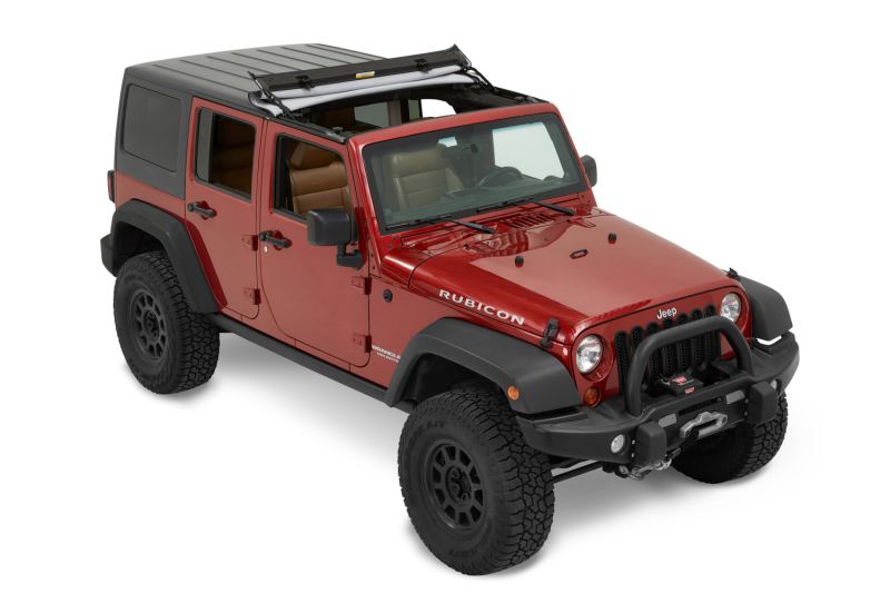 Jeep Wrangler JK Soft Top - Bestop - Sunrider for Hardtop - Black Diamond - `07-`18
