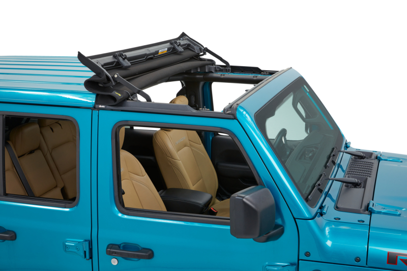 Jeep Gladiator Soft Top - Bestop - Sunrider for Hardtop - Premium Black Twill - `20-`26