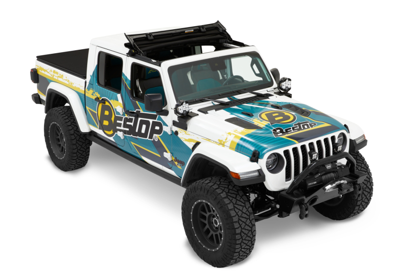 Jeep Wrangler JL Soft Top - Bestop - Sunrider for Hardtop - Premium Black Twill - `18-`26
