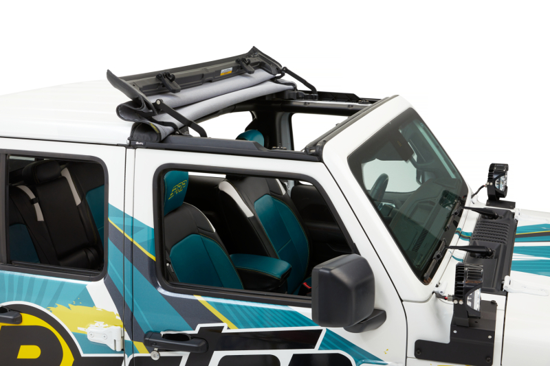 Jeep Gladiator Soft Top - Bestop - Sunrider for Hardtop - Black Diamond - `20-`26