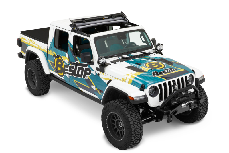 Jeep Gladiator Soft Top - Bestop - Sunrider for Hardtop - Black Diamond - `20-`26