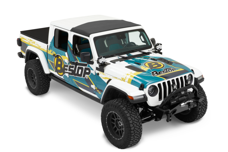 Jeep Wrangler JL Soft Top - Bestop - Sunrider for Hardtop - Black Diamond - `18-`26