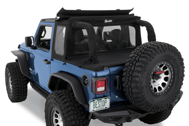 Jeep Wrangler JL Soft Top - Bestop - Halftop - Black Diamond - `18-`23