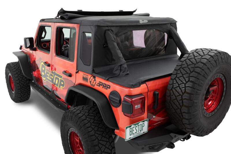 Jeep Wrangler JL Soft Top - Bestop - Halftop - Premium Black Twill - `18-`26
