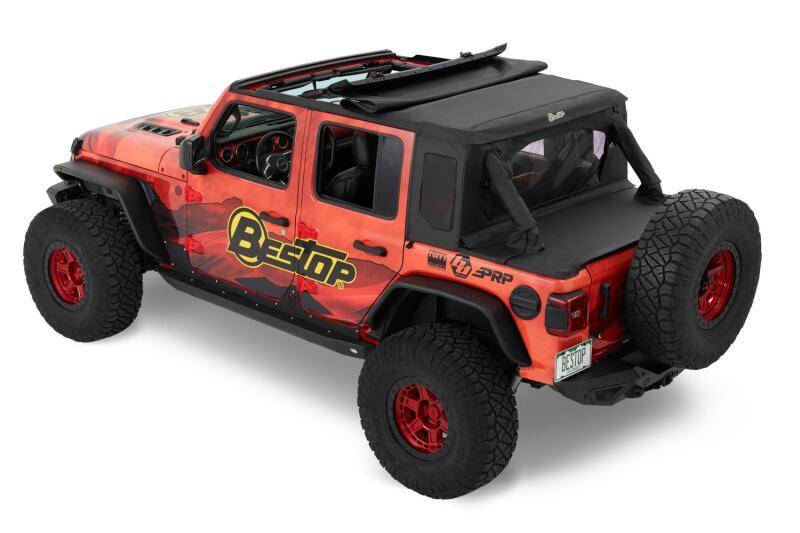 Jeep Wrangler JL Soft Top - Bestop - Halftop - Premium Black Twill - `18-`26