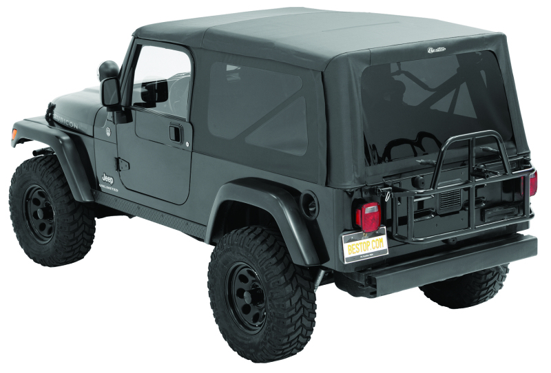 Jeep Wrangler TJ Unlimited Soft Top - Bestop - Supertop NX - Black Diamond - `04-`06
