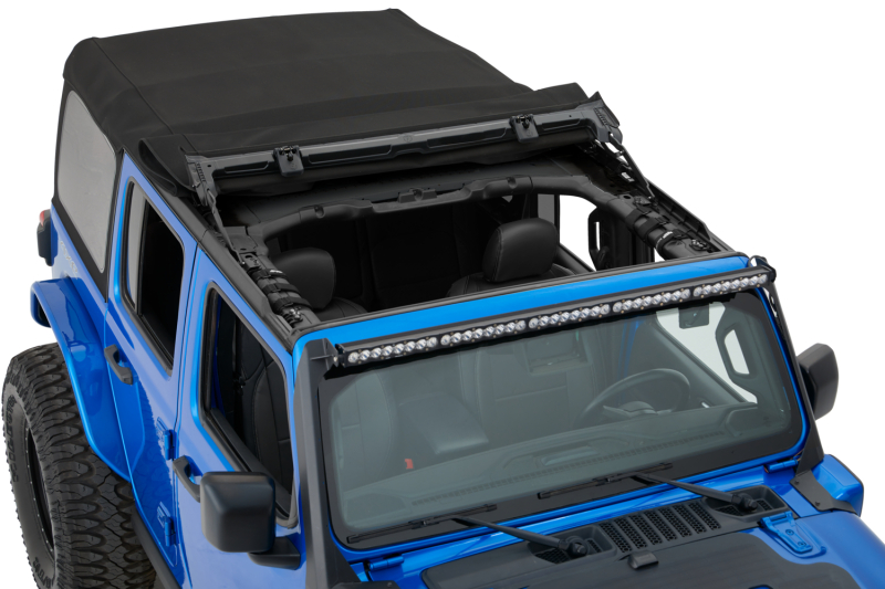 Jeep Wrangler JL Soft Top - Bestop - Supertop Squareback - Premium Black Twill - `18-`26