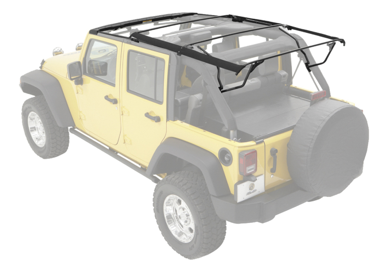 Jeep Wrangler JK Soft Top Hardware Kit - Bestop - Factory Style Replacement - `07-`18