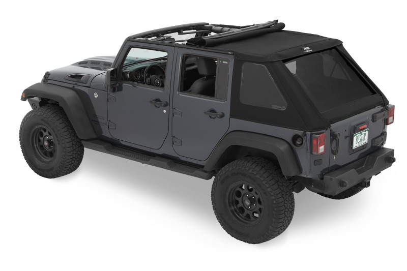 Jeep Wrangler JK Soft Top - Bestop - Premium Black Twill - Black - `07-`18