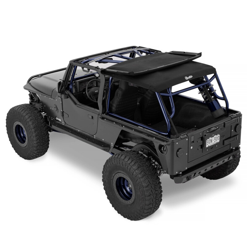 Jeep Wrangler TJ Unlimited Soft Top - Bestop - Trektop - Premium Black Twill - `04-`06