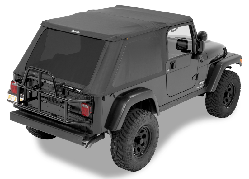 Jeep Wrangler TJ Unlimited Soft Top - Bestop - Trektop - Black Diamond - `04-`06