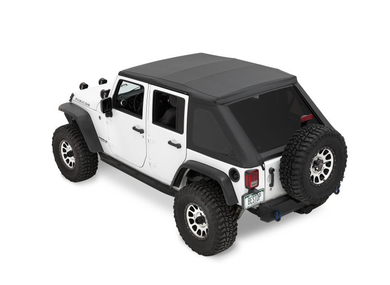 Jeep Wrangler JK Soft Top - Bestop - Ascent - Black Diamond - `07-`18