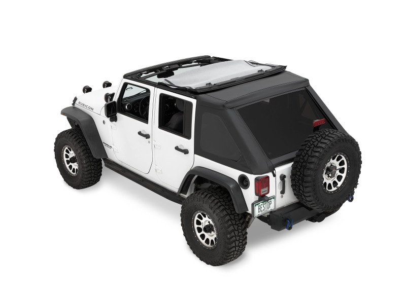 Jeep Wrangler JK Soft Top - Bestop - Ascent - Black Diamond - `07-`18