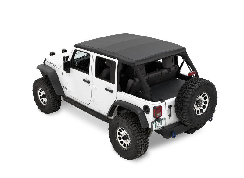 Jeep Wrangler JK Soft Top - Bestop - Ascent - Black Diamond - `07-`18