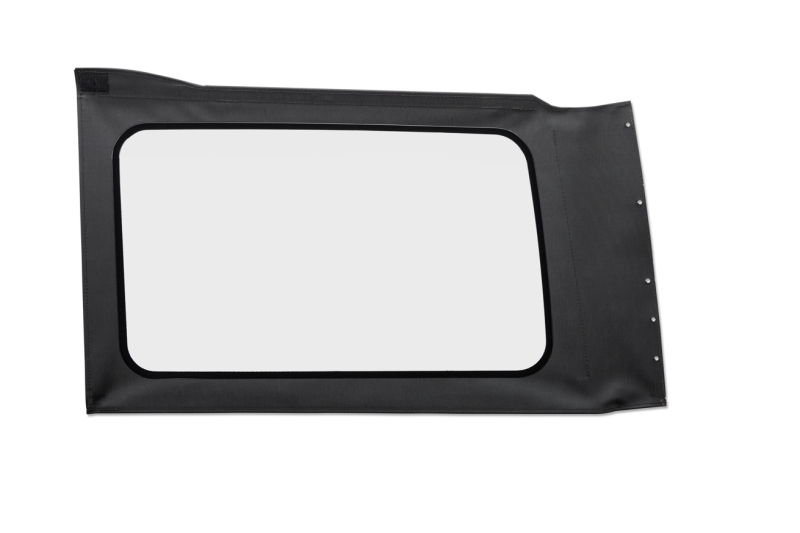 Jeep Wrangler JL Soft Top Replacement Window - Quarter Left Hand - Bestop - OE JL - Black Vinyl Clear - `18-`26