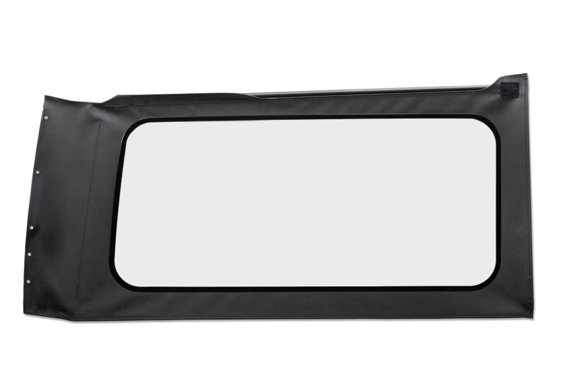 Jeep Wrangler JL Soft Top Replacement Window - Quarter Right Hand - Bestop - OE JL Replacement Windows - Black Vinyl Clear - `18-`26