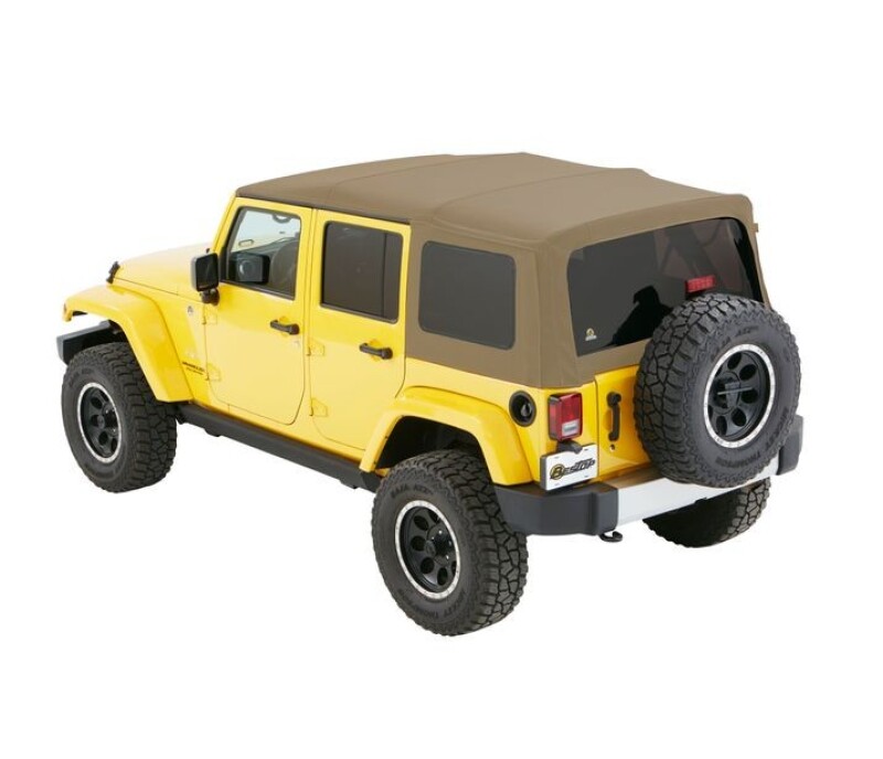 Jeep Wrangler JK Window Set - Bestop - Pebble Beige Twill - `07-`18