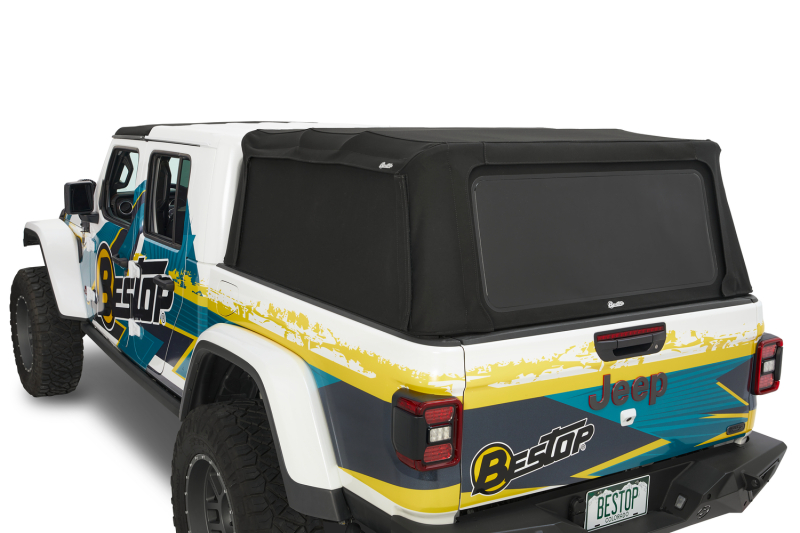 Jeep Gladiator Truck Bed Cap - Bestop - Supertop for Truck 2 - Black Diamond - `20-`26