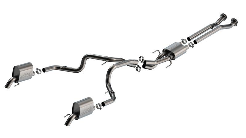 Jeep Grand Wagoneer L Performance Exhaust - Borla - Cat Back S-Type - `23-`25