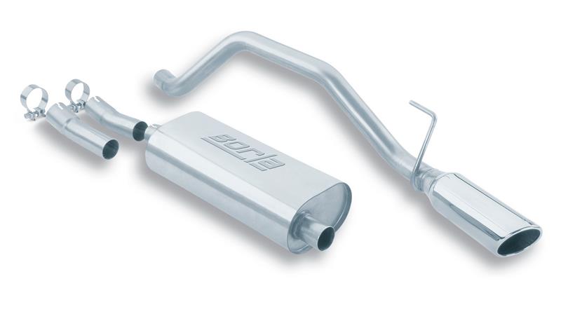 Jeep Cherokee Sport Performance Exhaust - Borla - Cat Back Touring - Bright Chrome - 2002