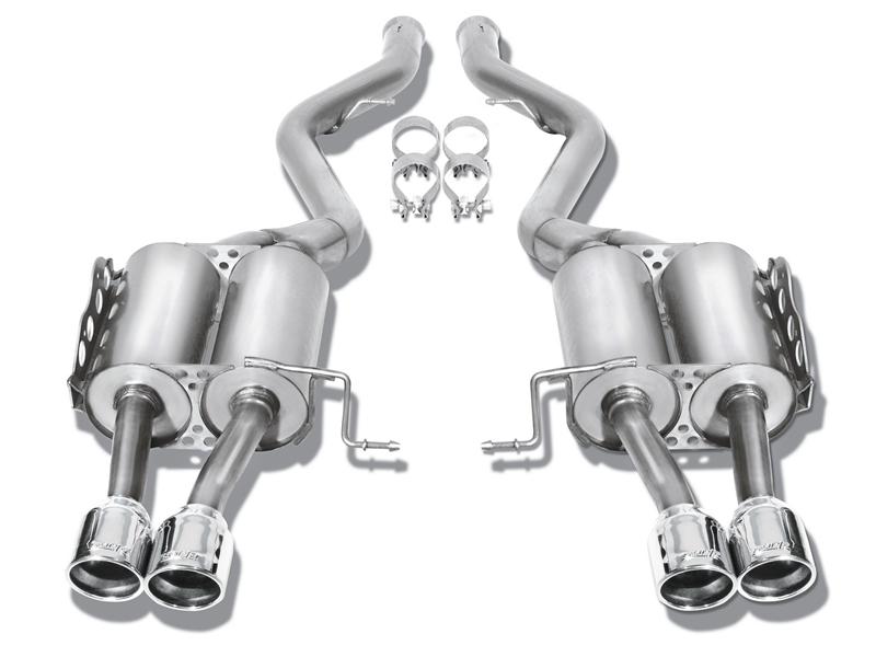 Jeep Cherokee Sport Performance Exhaust - Borla - Cat Back Touring - Bright Chrome - 2002