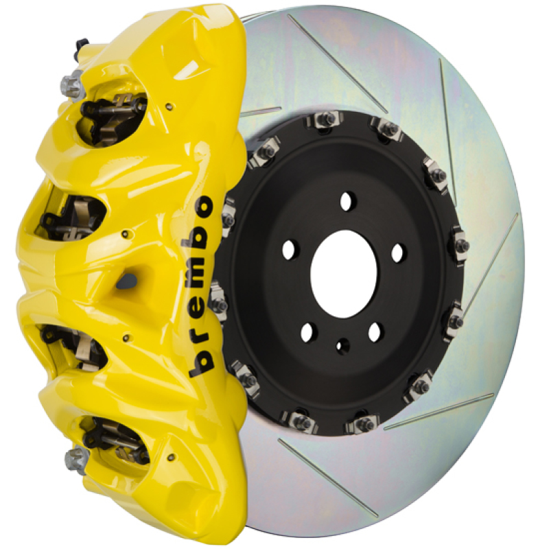 Jeep Grand Cherokee SRT8 Brake Kit - Front - Brembo - Slotted Type1 - Yellow - `12-`21 Jeep Grand Cherokee SRT8 Brake Kit - Front - Brembo - Slotted Type1 - Yellow - `12-`21