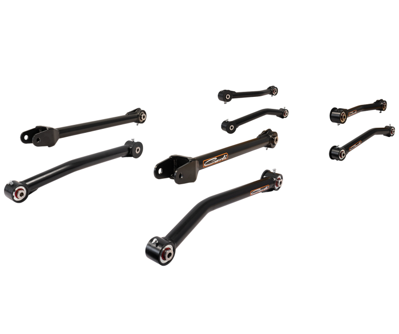 Jeep JKU Control Arm Kit - Front + Rear - Carli - Fixed Length, Caster Corrected for 3 Jeep JKU Control Arm Kit - Front + Rear - Carli - Fixed Length, Caster Corrected for 3