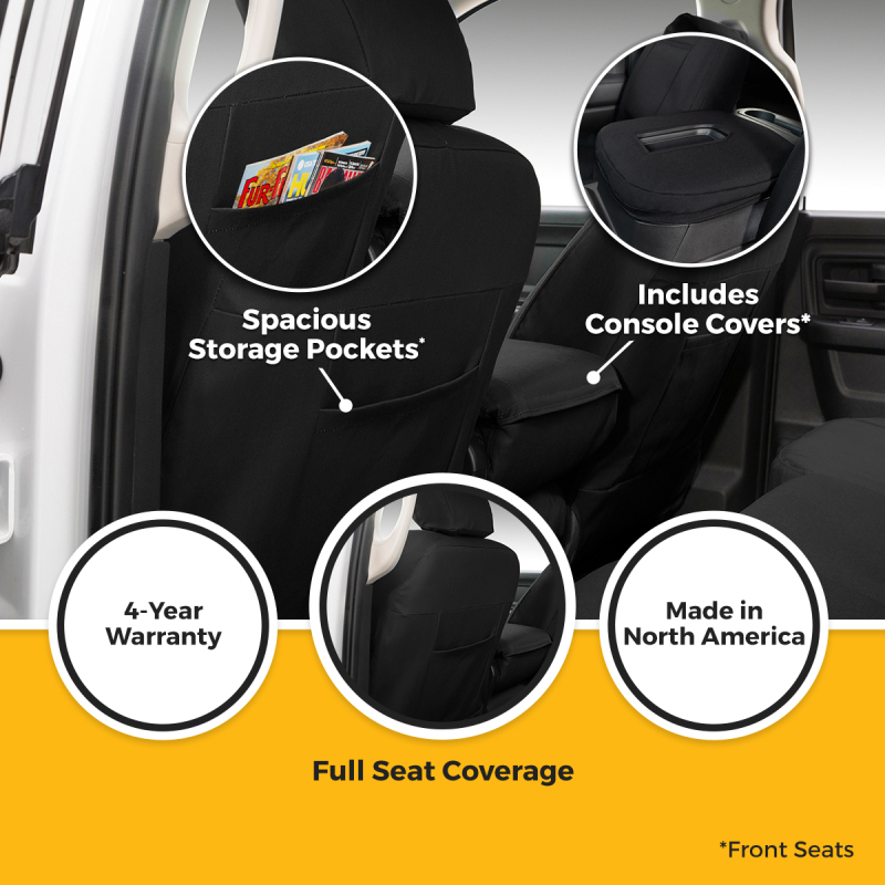 Jeep Wrangler Seat Cover - Front - Covercraft - Carhartt Super Dux Precision Fit - `24-`25