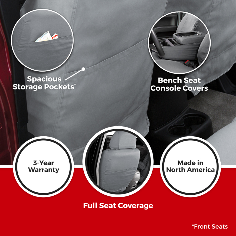 Jeep Wrangler Seat Covers - Front - Covercraft - Endura Waterproof SeatSaver - 2026+