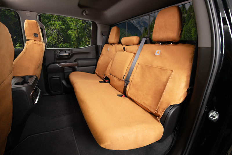 Jeep Wrangler JL Seat Cover - Covercraft - Carhartt SeatSaver Custom - Brown - `18-`25