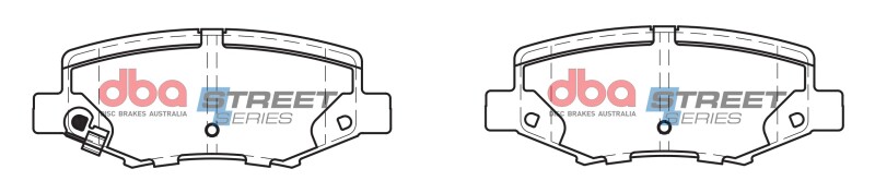 Jeep Wrangler Brake Pads - Rear - DBA - Street Series - `07-`17