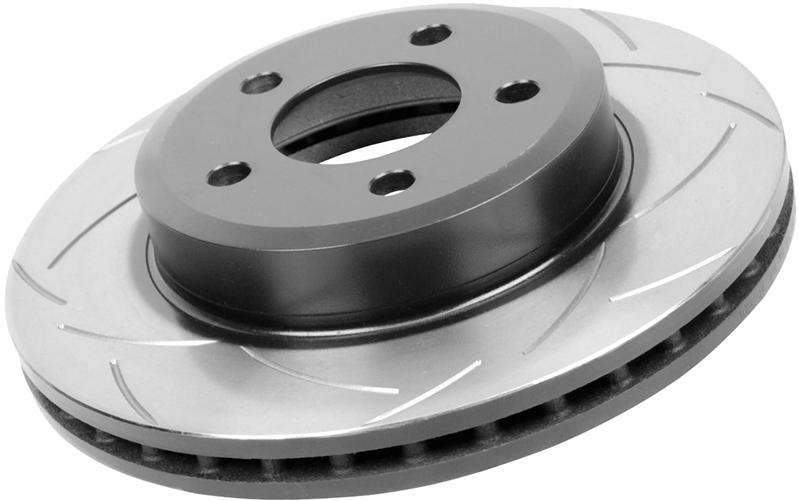 Jeep Wrangler Brake Rotors (1) - Front - DBA - T2 Street Slotted - `07-`18