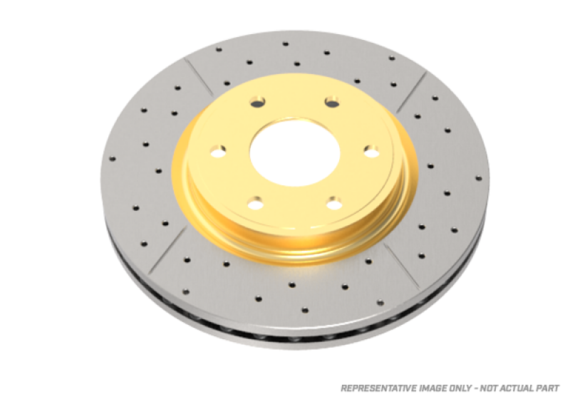 Jeep Wrangler Brake Rotor (1) - Front - DBA - Street Series XGold - Gold - `07-`18