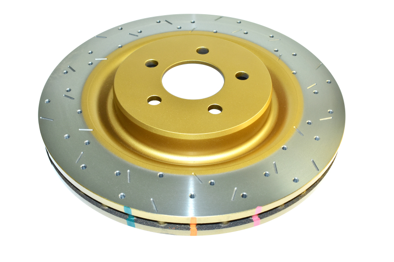 Jeep Wrangler Brake Rotor (1) - Rear - DBA - 4000 Series Drilled & Slotted - `03-`07
