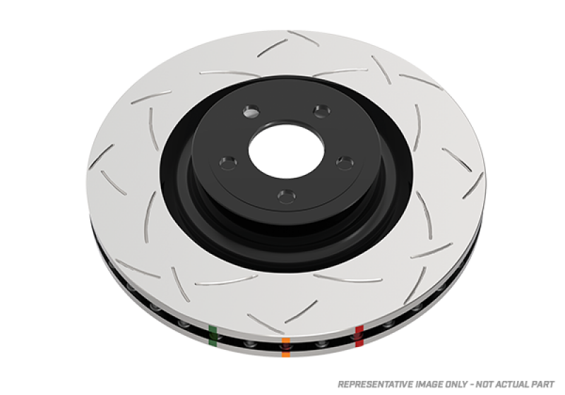 Jeep Wrangler Brake Rotor (1) - Front - DBA - 4000 Series Slotted - `99-`06