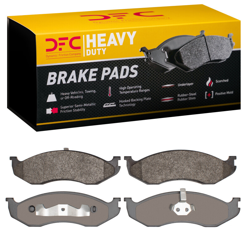 Jeep Grand Wagoneer Brake Pads - Front - DFC - Heavy Duty Semi-Metallic - `90-`06