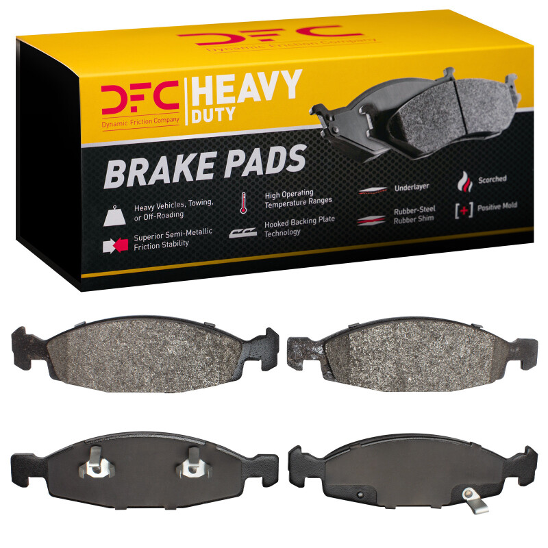 Jeep Grand Cherokee Brake Pads - Front - DFC - Semi-Metallic - `99-`02