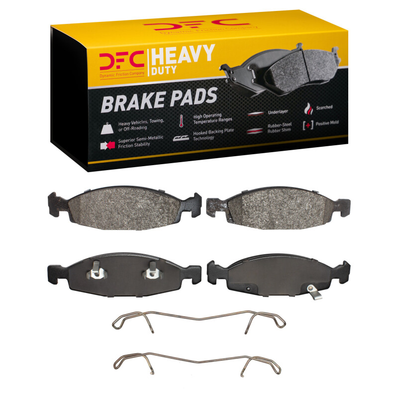 Jeep Grand Cherokee Brake Pads - Front - DFC - Heavy Duty Semi-Metallic - `99-`02