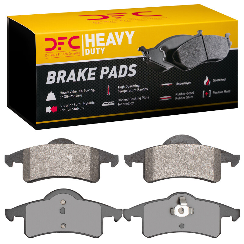 Jeep Grand Cherokee Brake Pads - Rear - DFC - Heavy Duty Semi Metallic - `99-`04