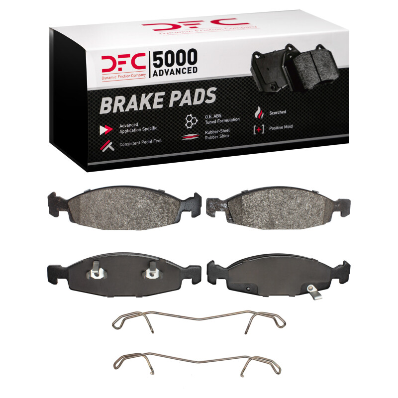 Jeep Grand Cherokee Brake Pads - Front - DFC - 5000 Advanced Semi Metallic - `99-`02