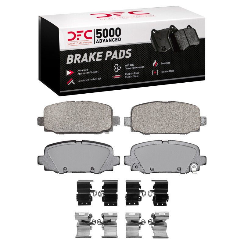 Jeep Compass Brake Pads - Rear - DFC - 5000 Advanced Ceramic - `17-`25 Jeep Compass Brake Pads - Rear - DFC - 5000 Advanced Ceramic - `17-`25