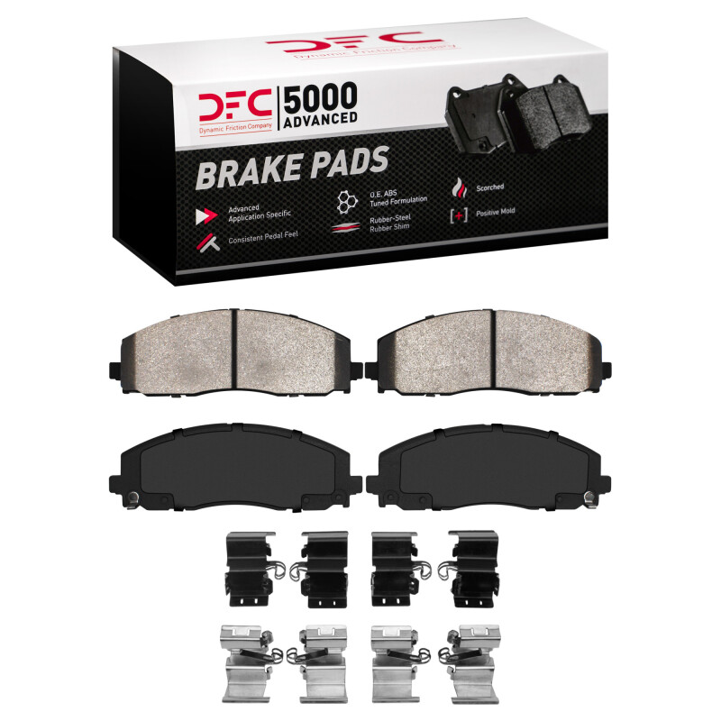 Jeep Gladiator Brake Pads - Front - DFC - 5000 Advanced Ceramic - `18-`25 Jeep Gladiator Brake Pads - Front - DFC - 5000 Advanced Ceramic - `18-`25