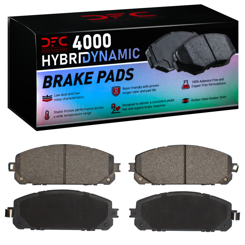 Jeep Cherokee Brake Pads - Front - DFC - 4000 HybriDynamic - `14-`23