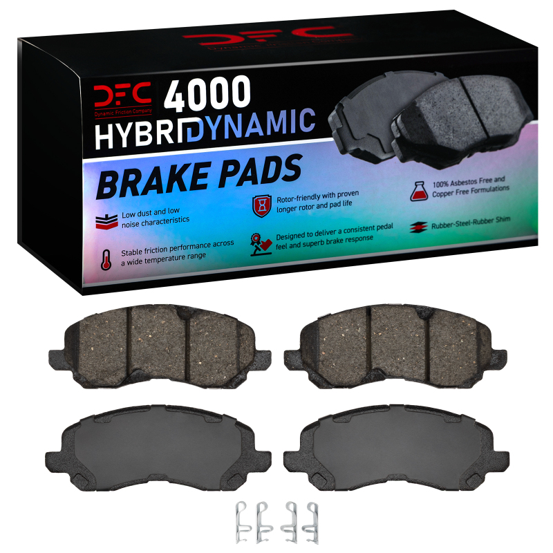 Jeep Patriot Brake Pads - Front - DFC - 4000 HybriDynamic - `16-`17