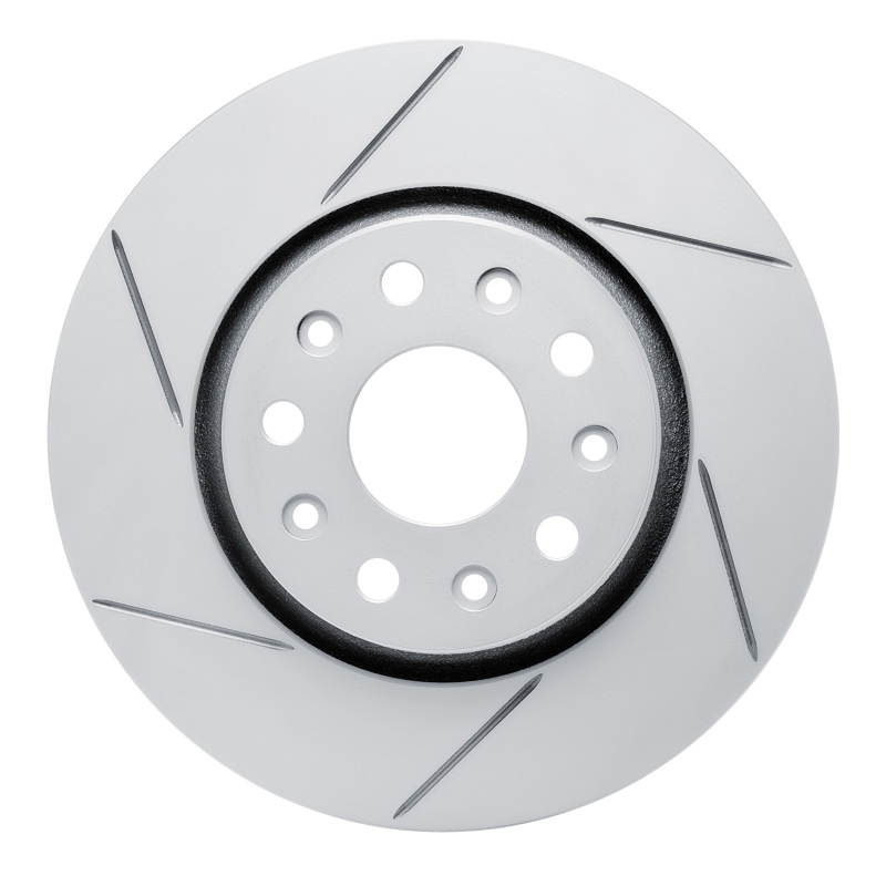 Jeep Wrangler Brake Rotor (1) - Front Left - DFC - Slotted Geoperformance - `18-`25