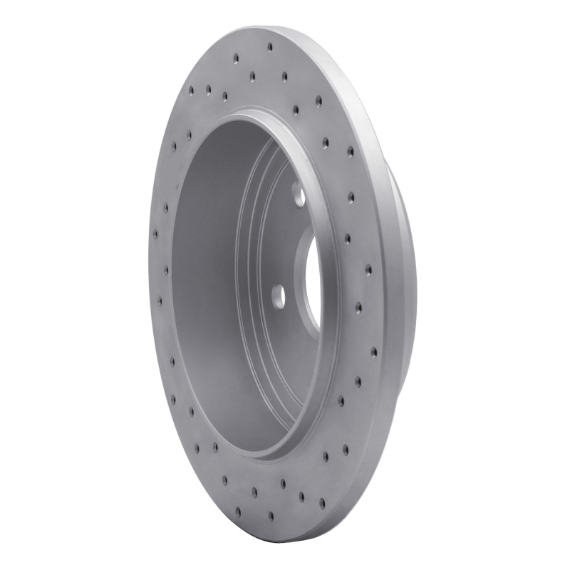 Jeep Commander Brake Rotor (1) - Rear Left - DFC - Drilled Geoperformance - `05-`10