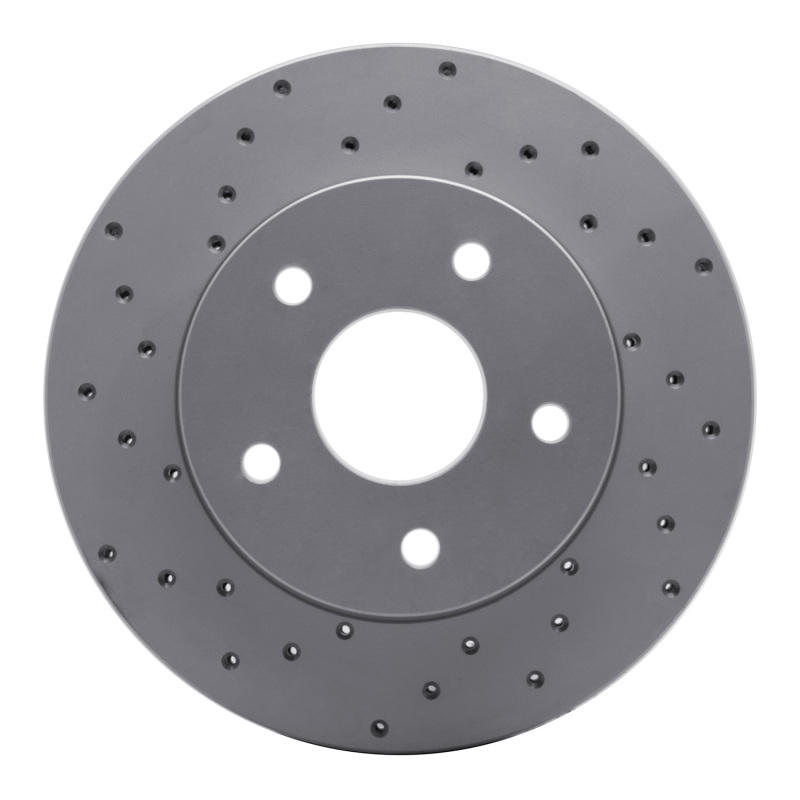 Jeep Grand Cherokee Brake Rotor (1) - Front Left - DFC - Drilled Geoperformance - `99-`04