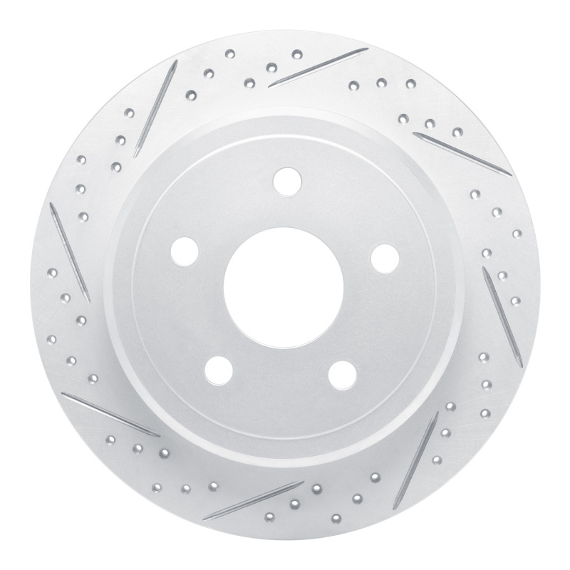 Jeep Grand Cherokee Brake Rotor(s) (1) - Rear Left - DFC - Drilled & Slotted Geoperformance - `05-`10