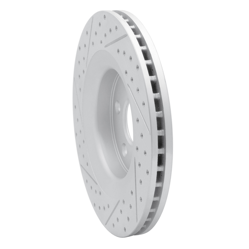 Jeep Grand Cherokee Brake Rotor (1) - Front Right - DFC - Drilled & Slotted Geoperformance - `06-`10