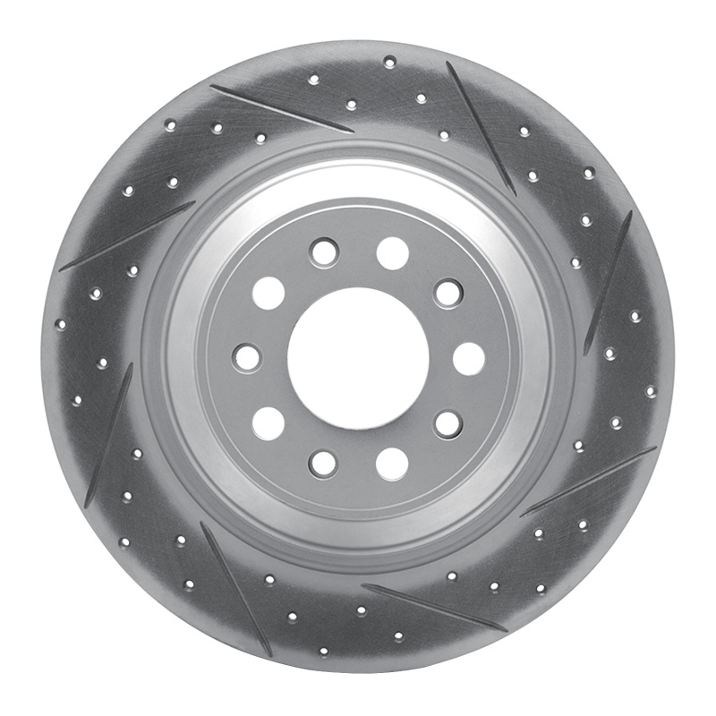 Jeep Cherokee Brake Rotors (1) - Rear Right - DFC - Drilled & Slotted Geoperformance - `14-`23 Jeep Cherokee Brake Rotors (1) - Rear Right - DFC - Drilled & Slotted Geoperformance - `14-`23